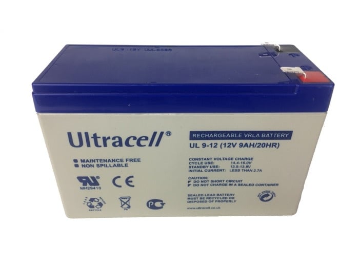 Ultracell Accu 12 volt, 9Ah